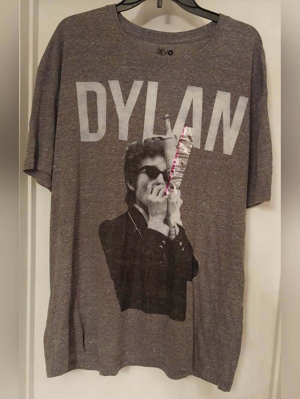 Bob Dylan Retro Throwback 2XL Mens Gray Graphic Logo Short Sleeve Tee Shirt New